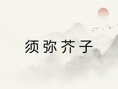 须弥芥子 须弥芥子