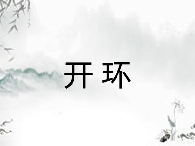 开环