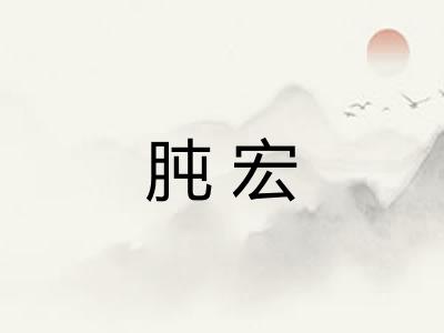 肫宏