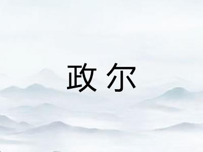 政尔 政尔