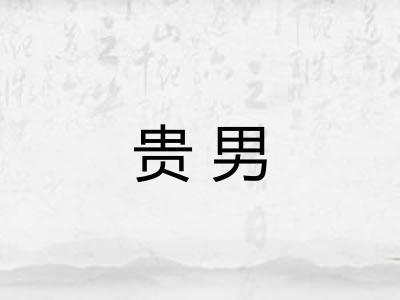 贵男