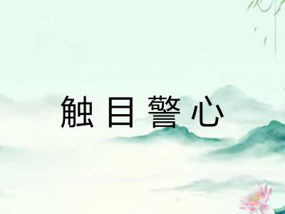 触目警心