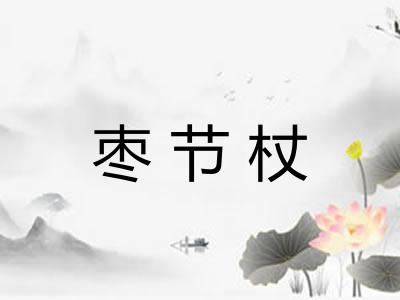 枣节杖
