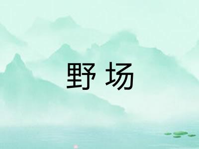 野场