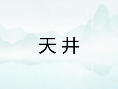 天井 天井