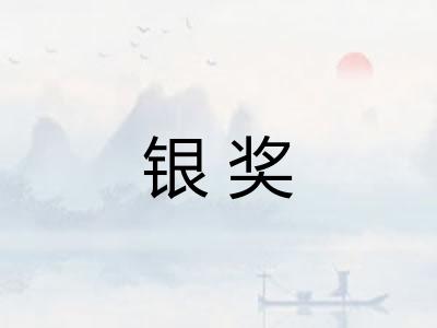 银奖