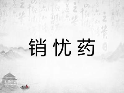销忧药