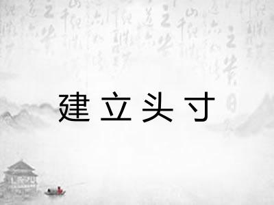 建立头寸