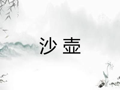 沙壶