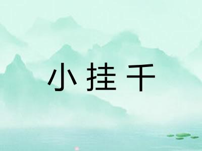 小挂千