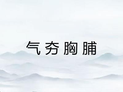 气夯胸脯