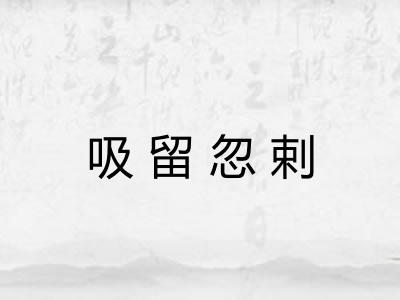 吸留忽剌 吸留忽剌