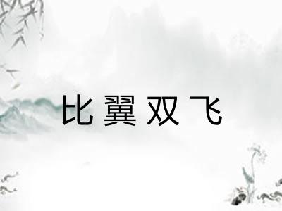 比翼双飞