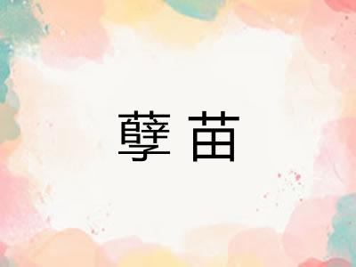 孽苗