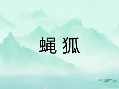 蝇狐