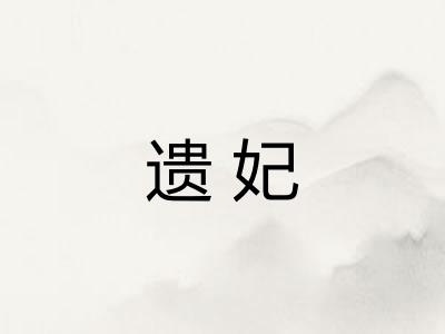 遗妃