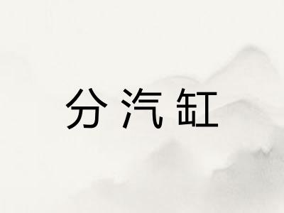 分汽缸