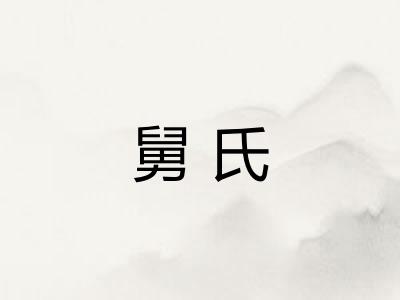 舅氏