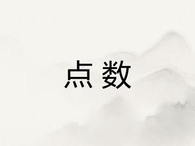点数