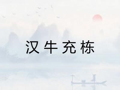 汉牛充栋