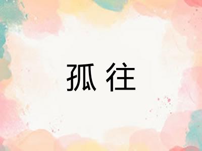 孤往