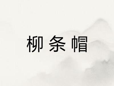 柳条帽