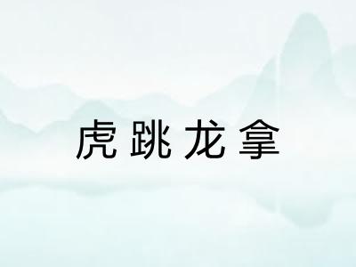 虎跳龙拿