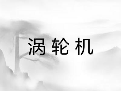 涡轮机 涡轮机