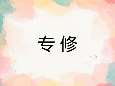 专修