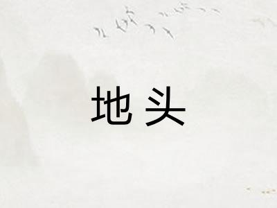 地头