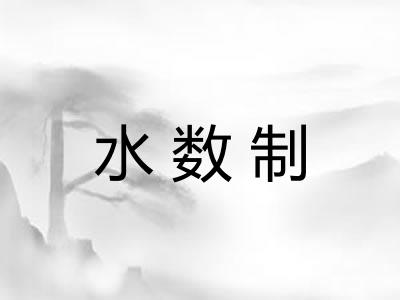 水数制