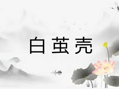 白茧壳