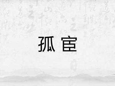 孤宦