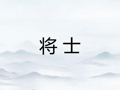 将士