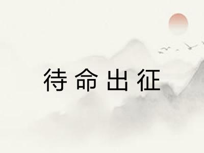 待命出征