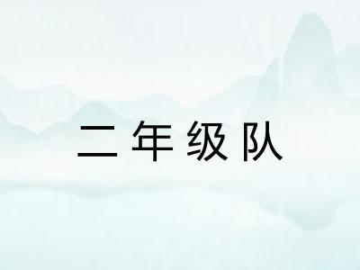 二年级队