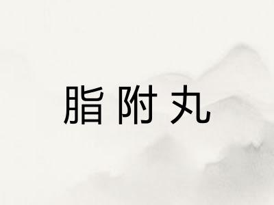 脂附丸