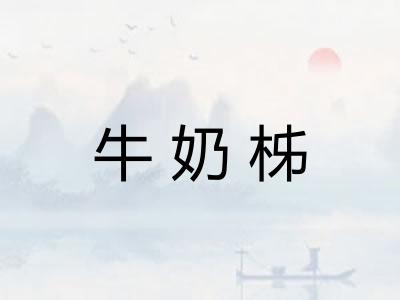 牛奶柹