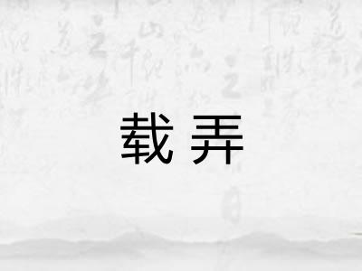 载弄