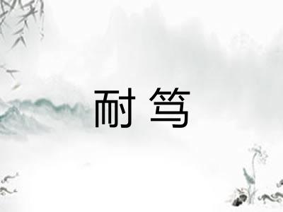 耐笃