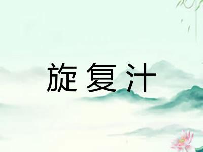 旋复汁
