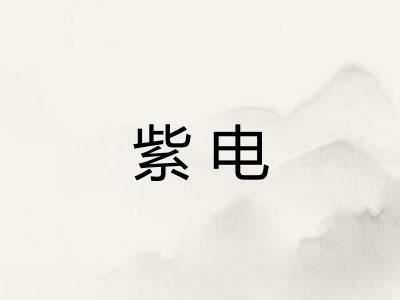 紫电