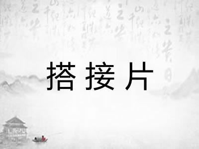 搭接片