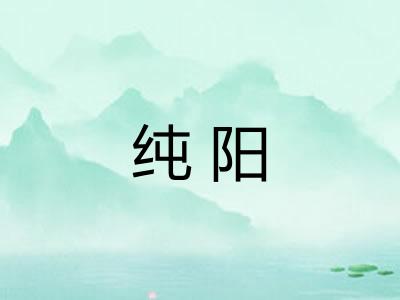 纯阳