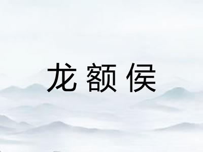 龙额侯