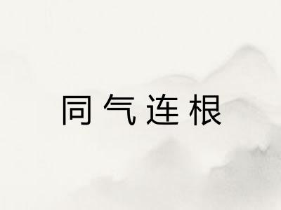 同气连根