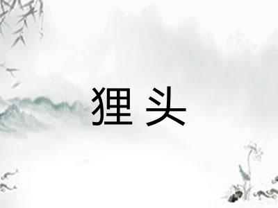 狸头