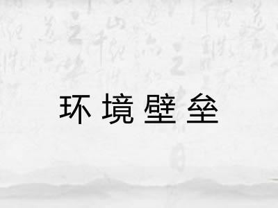 环境壁垒