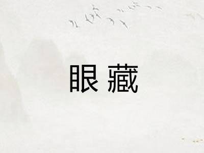 眼藏 眼藏