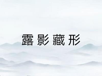 露影藏形